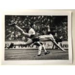 Football press photograph 1987 FA Cup final. Vintage silver Gelatin by Ashdown. Approx 29x37cm