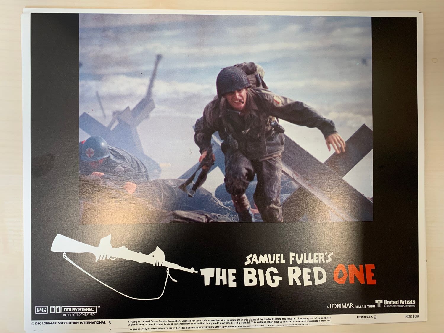 Large Movie Lobby Cards: Virtuosity The Big Red One 36x28 cm (L B2). - Image 2 of 4