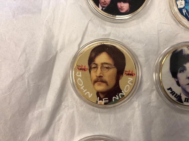 Beatles limited edition gold coloured collectors coins - Image 4 of 5