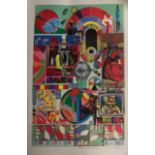 Paolozzi, printed poster, unsigned on heavy paper