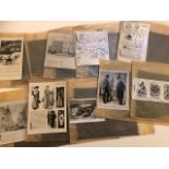 Advertisement negatives and prints for fashion and automobile products. (9)