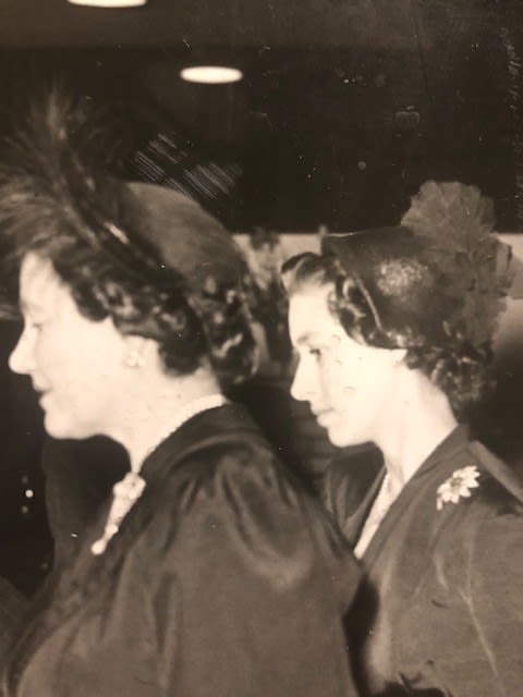 Princess Margaret and Queen Elizabeth The Queen Mother. Press photograph F1 - Image 3 of 6