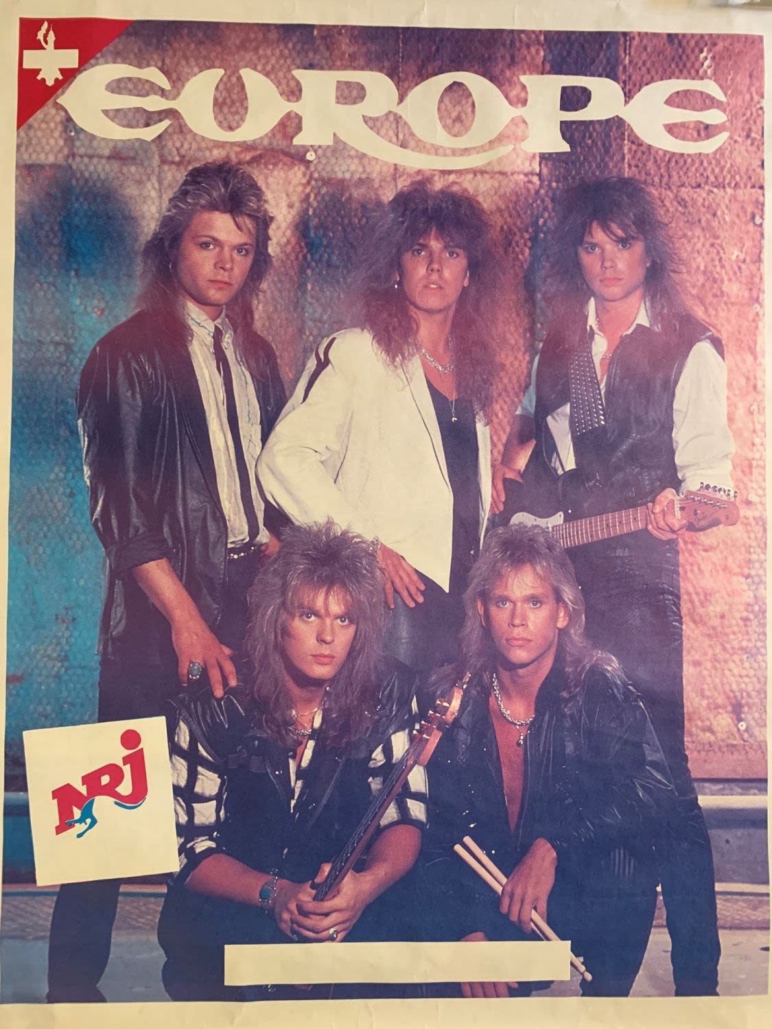 Two posters for the group Europe, one titled Final Countdown tour 1987. 106X84 cm (L A2). - Image 2 of 2