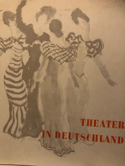 Box of German theatrical brochures. Many signed by Johan Falck producer. 1950s. - Image 8 of 9