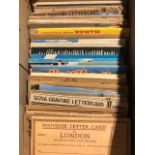 Large group of lettercards, UK and Overseas. Mid 20thC. Approx 12x16x10cm