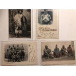 Postcards, vintage Zululand. All in plastic envelopes, (11)