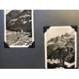 Good selection of good quality photographs of Switzerland in 1940s and 50s, in an album.