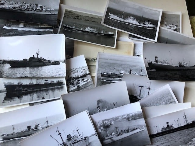 Quantity of vintage ship photographs. Many studio stamped on reverse 14x9cm - Image 3 of 6