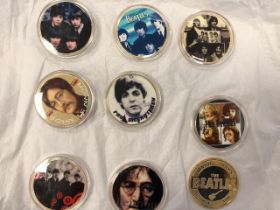 Beatles limited edition gold coloured collectors coins
