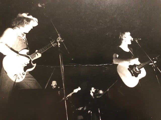 Mick Rock photograph. Stamped on reverse. Thought to be of Steve Harley. 20X25 CM