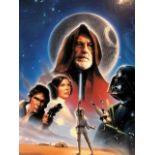 Dave Prowse owned Star Wars collector cards. (3) 26X17 CM
