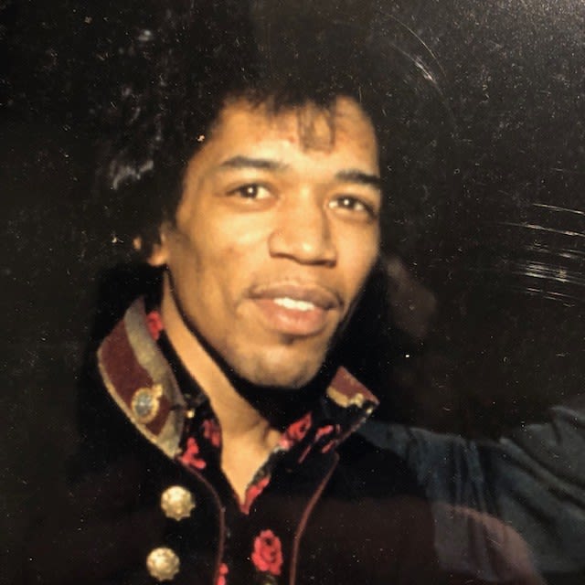Jimi Hendrix with Eric Clapton, meeting each other at the Speakeasy Club, Margaret St, London - Image 4 of 6
