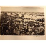 Bordeaux photograph mounted on board, C1890. Plus on reverse Poitier General view. Approx 17x23cm (