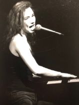 Tori Amos photograph, by Chuck Pulin. Press stamp on reverse, Star File Photo and Pictorial 25x20