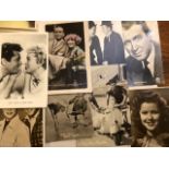 Film Stars Postcards incl. James Stewart, Tony Curtis. and some recent B1