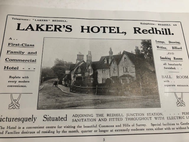 Reigate and Redhill booklet of photographs and ads. 1920. Some tears and missing pieces Approx - Image 6 of 7