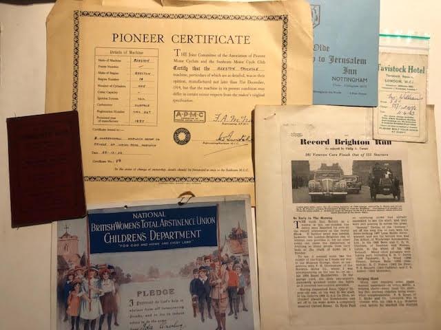 Mixed ephemera, certificates, The Boys Almanac 1849, Speedway and Stockcar items - Image 4 of 5