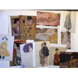 Postcards of art and artists, including Klimt, Schiele, and of photographs. Mainly modern and most