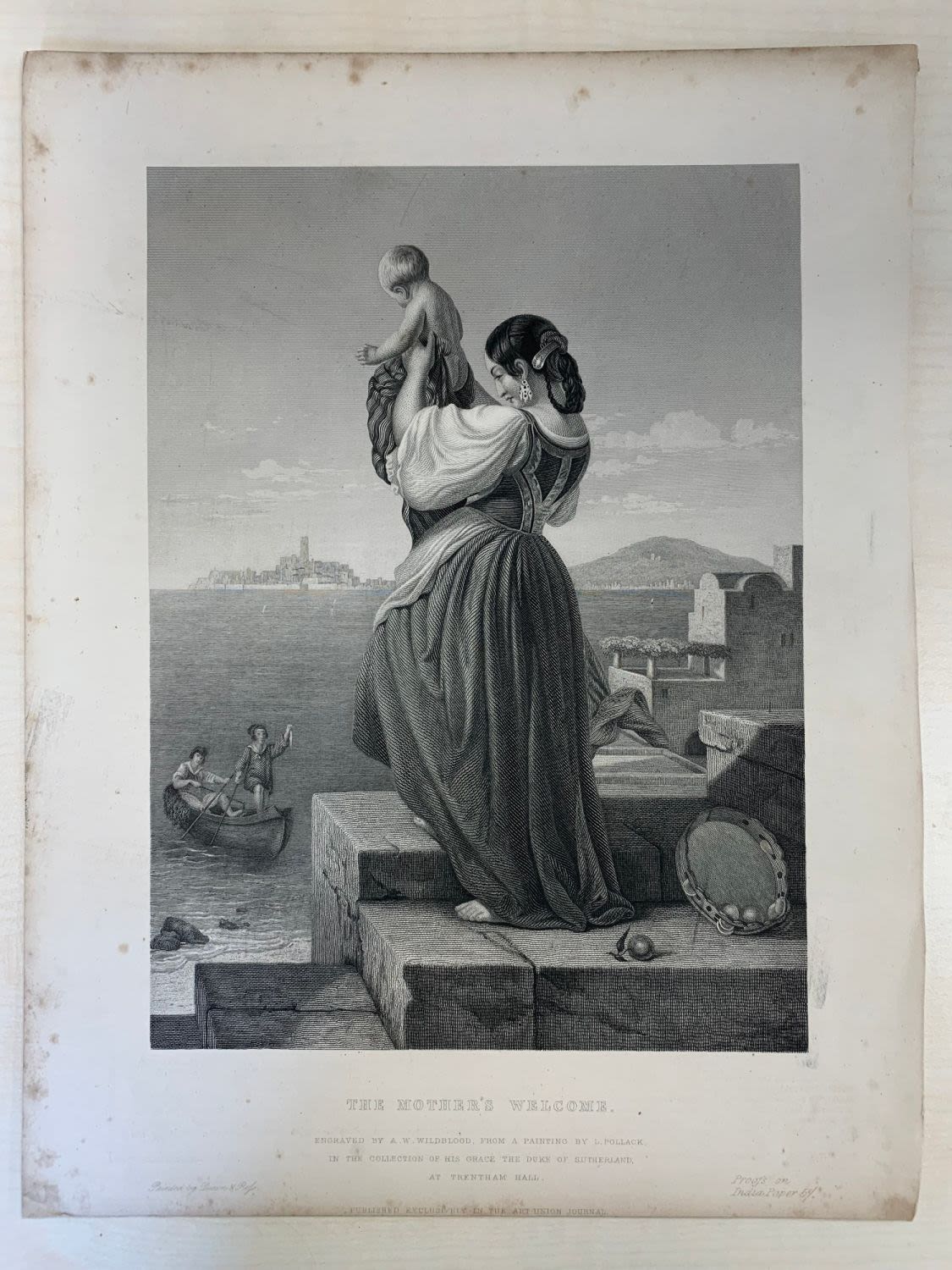 Vintage prints of engravings, 19thC (8) 24x 32 cm (L A3),