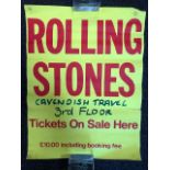 The Rolling Stones ticket promo poster
