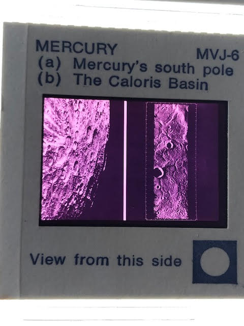 NASA related slides in two small folders. Featuring Mercury, Venus and The Earth - Image 10 of 11