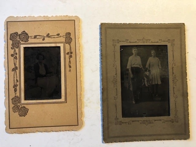 Daguerreotype, Ferrotypes, glass slide and an albumen. Turn of the century 17x11 cm - Image 3 of 8