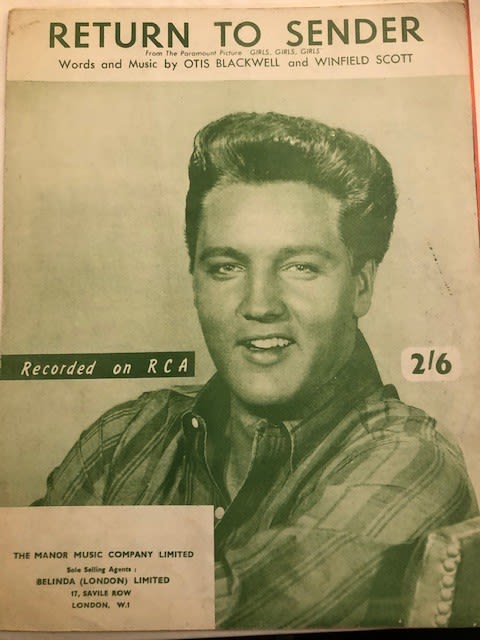 Sheet Music, Elvis, Searchers, the Hollies, Procol Harum, The Bee Gees etc Approx 29x34xm - Image 4 of 7
