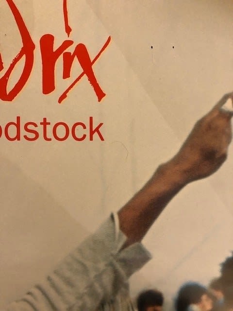 Jimi Hendrix poster. Woodstock film poster 1992. 105x67 cm - Image 3 of 4