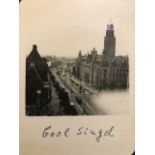 Photograph album, European tour, 1930s, silver gelatins. Belgium, Scotland, Boy Scouts, Dover and