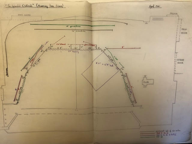 Theatrical designs 1960s. Watercolours, photographs and a technical drawing - Image 16 of 16