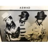 Enrique Badulescu photograph of Aswad. Silver gelatin gloss paper