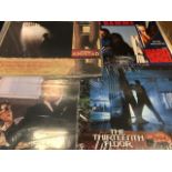 Film lobby cards, large size including Hard Target, Amistad