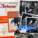 Cars and motor trade ephemera. Includes brochures, magazines, photographs, cuttings and more