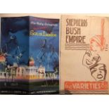 Ephemera mainly theatrical and entertainment