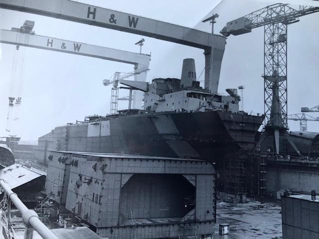 Harland and Wolff shipyard photographs, vintage - Image 4 of 24