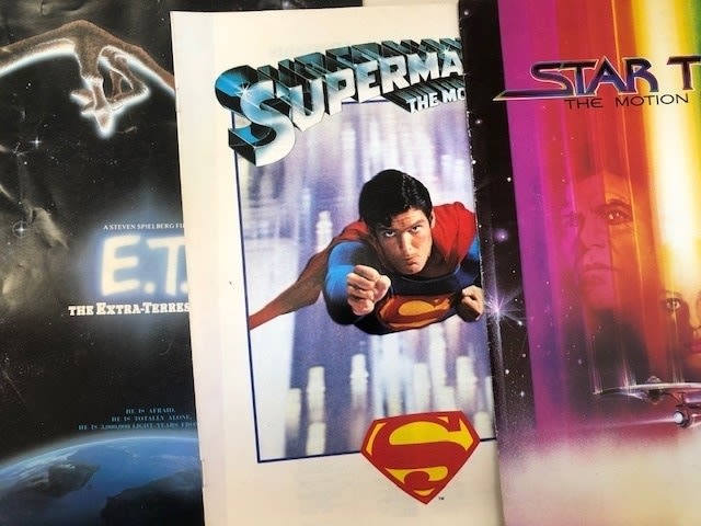 Film programmes for ET, Star Trek and Superman The Movie. 30X22 CM (L A3). - Image 8 of 8