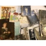 Selection of photographs and postcards. Largest Approx 13x20cm