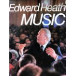 Edward Heath, signed book.