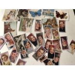 Cigarette cards, sets, album and loose.