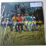 Blazing Squad vinyl record, bearing signatures.