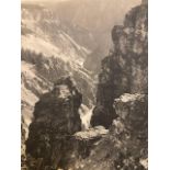 North American photographs featuring Yellowstone, Grand Canyon. Mounted on card in a fold out