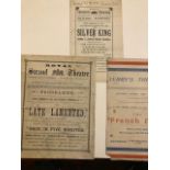 Theatrical brochures, 19thC.