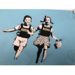 After Banksy, Police Children limited edition numbered print by West Country Prince.