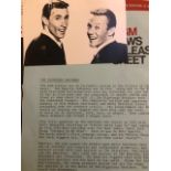 Vintage record company press releases, incl The Righteous Brothers, Link Wray and Everly Brothers.