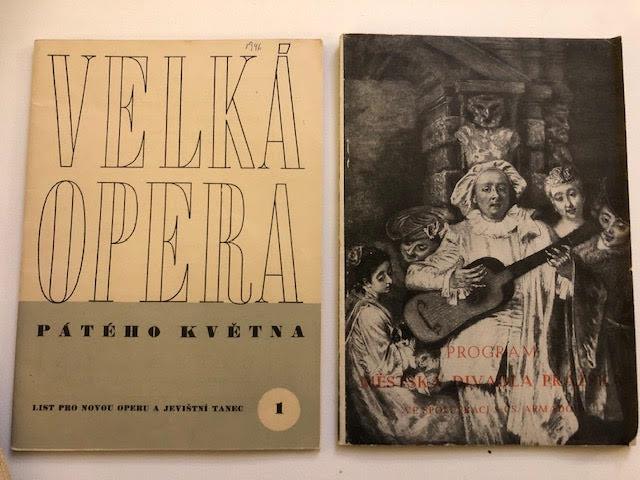 Box of Theatrical brochures and photographs from Prague and Vienna mid 20thC. Many signed by Johan - Image 6 of 6