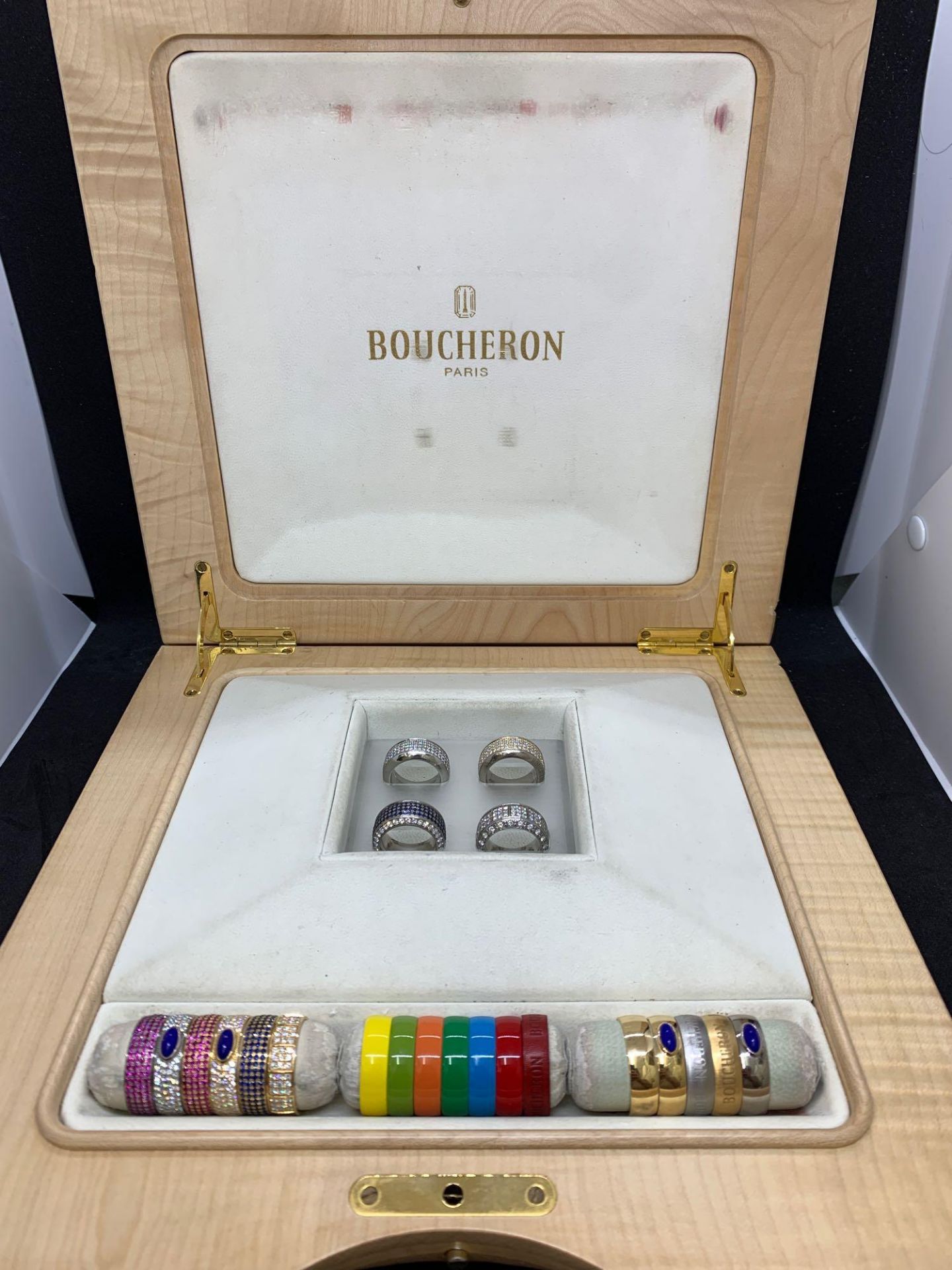 SUPER RARE BOUCHERON 18CT GOLD & DIAMOND SET COST APPROX £125,000 WHEN NEW - Image 25 of 31