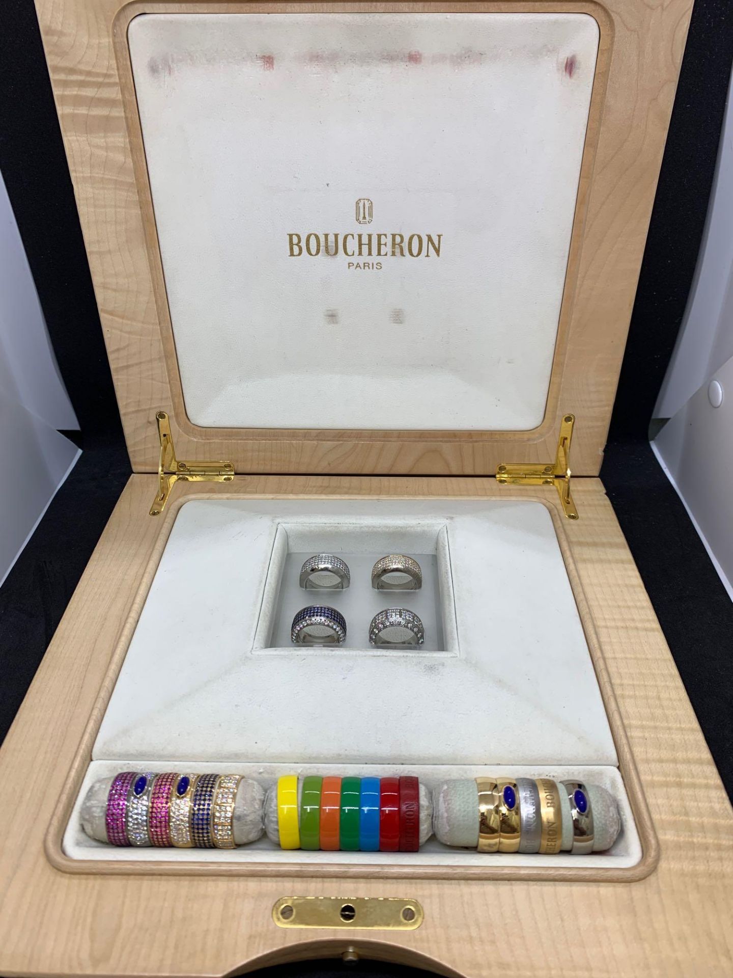 SUPER RARE BOUCHERON 18CT GOLD & DIAMOND SET COST APPROX £125,000 WHEN NEW - Image 23 of 31