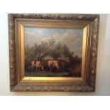 Oil on canvas framed signed T S Cooper ra 1850