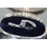 0.16CT VS/ SI DIAMOND RING IN WHITE GOLD