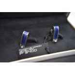 BOXED SILVER PORSCHE DESIGN CUFFLINKS